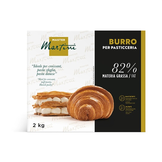 Burro per pasticceria 82% m.g. 2kg