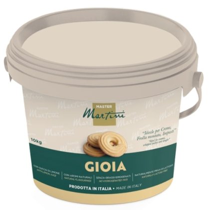 Balde de plástico cinzento de 10kg de creme pasteleiro Master Martini Gioia, para cremes, massas batidas e massas